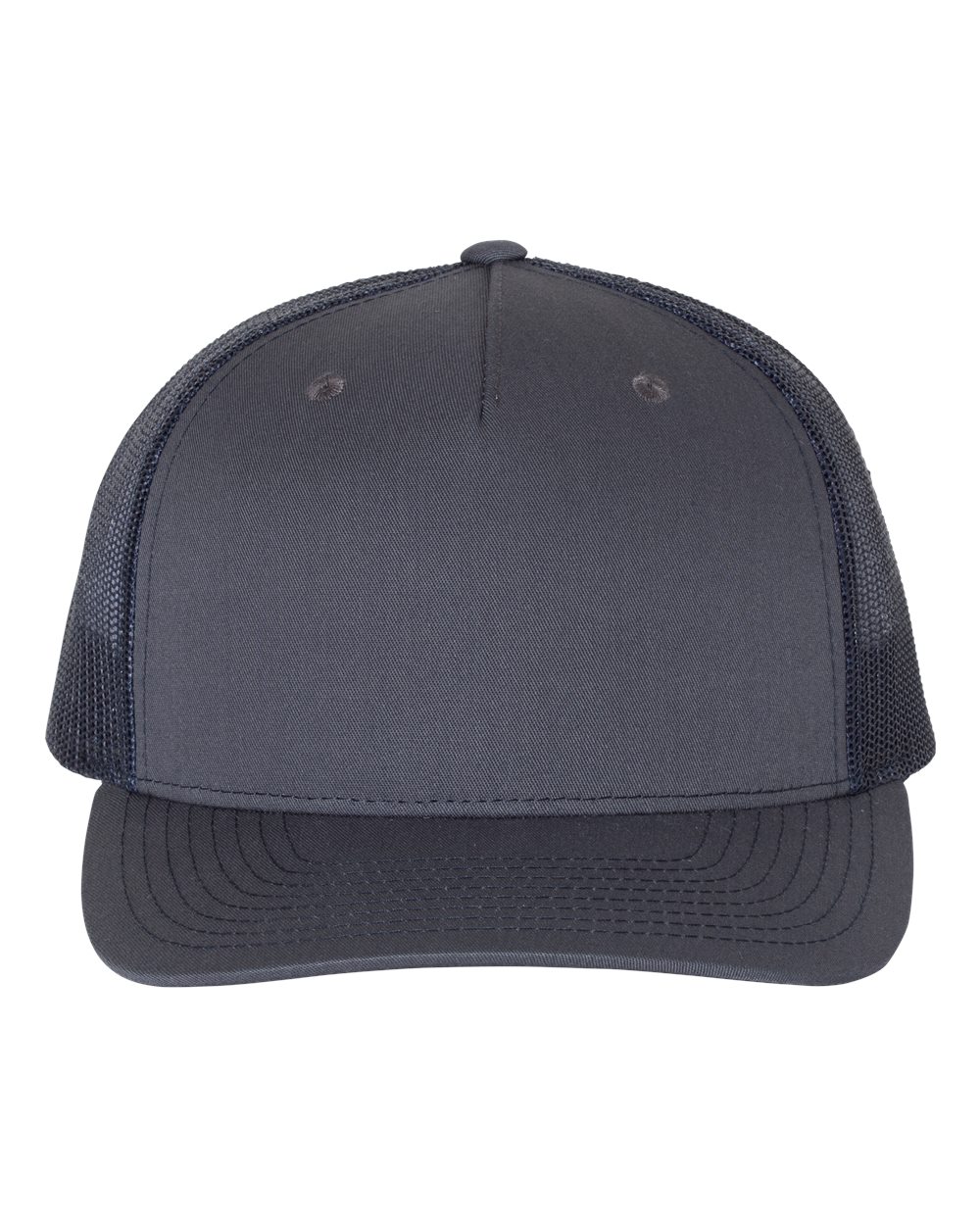 Richardson Five-Panel Trucker Cap - 112FP Ombre Blue- Navy
