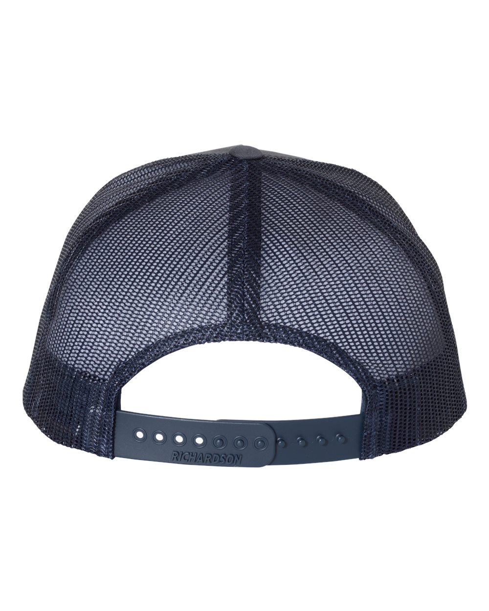 Richardson Five-Panel Trucker Cap - 112FP Ombre Blue- Navy