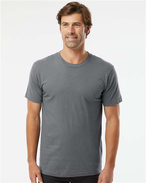 American Apparel Unisex Fine Jersey Tee - 2001 - 2001W Asphalt