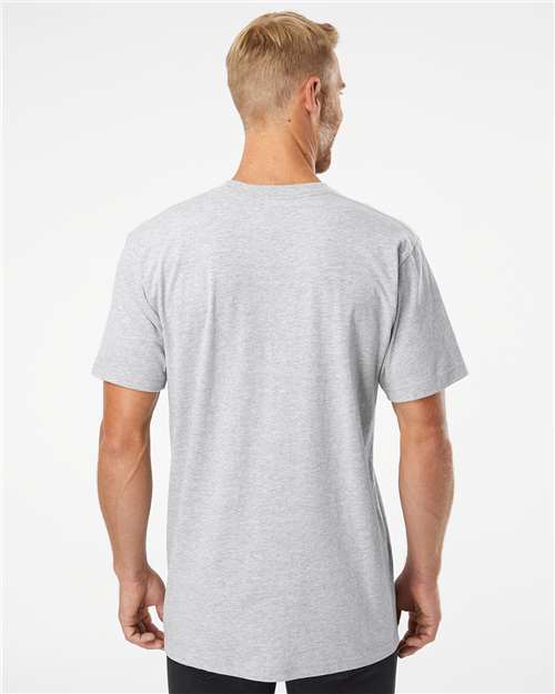 American Apparel Unisex Fine Jersey Tee - 2001 - 2001W Heather Grey