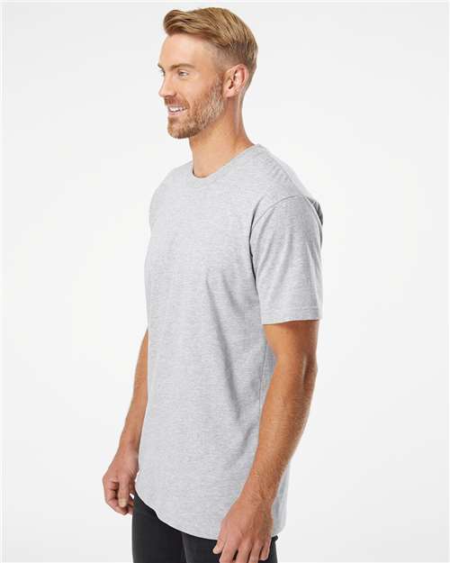 American Apparel Unisex Fine Jersey Tee - 2001 - 2001W Heather Grey