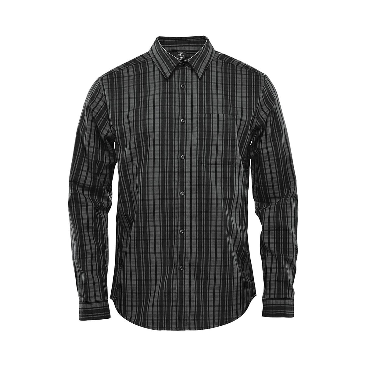 Stormtech Chemise à manches longues Muirfield Performance pour hommes - SDR-1 CARBON PLAID