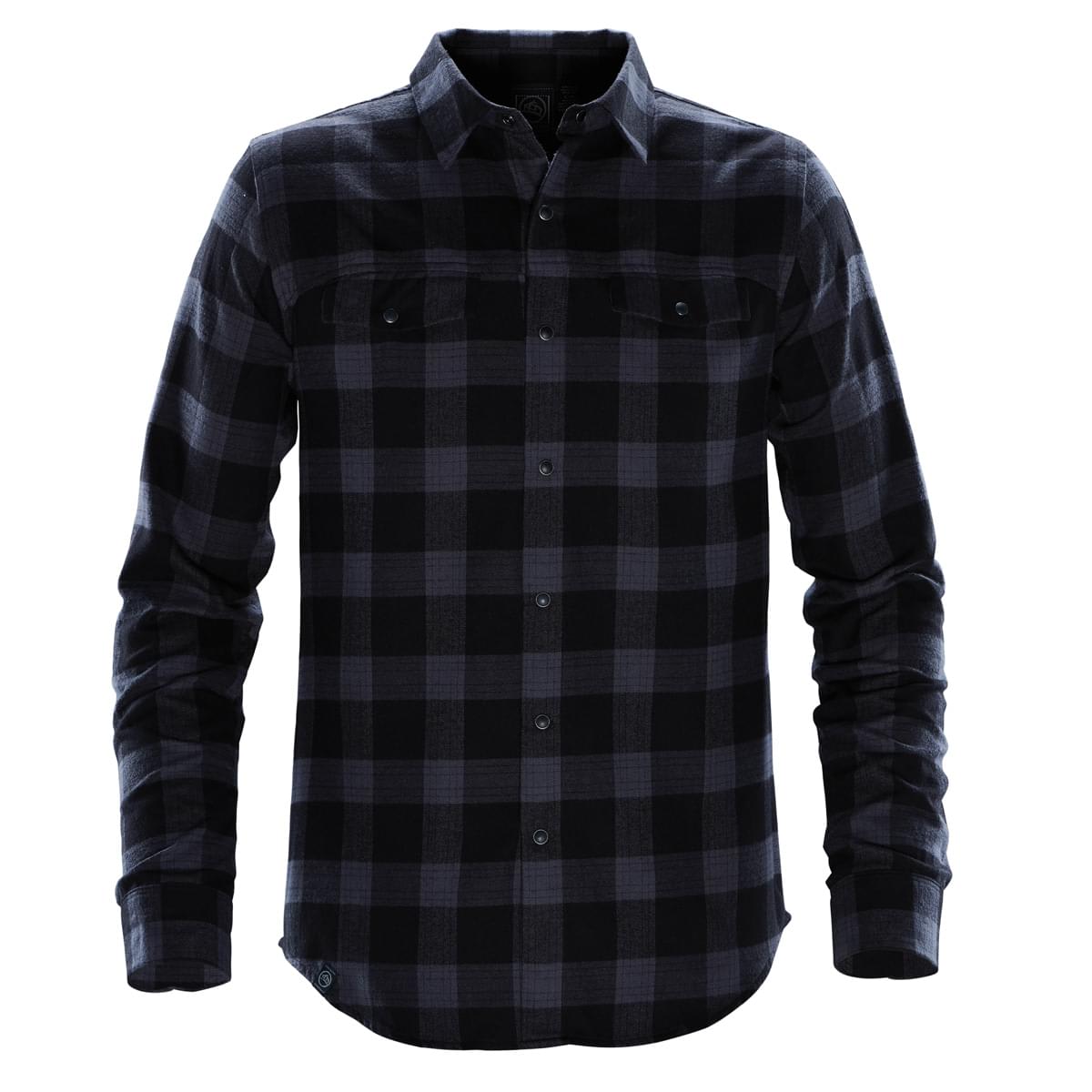 Stormtech Chemise Logan à boutons-pression pour hommes - SFX-1 NAVY PLAID