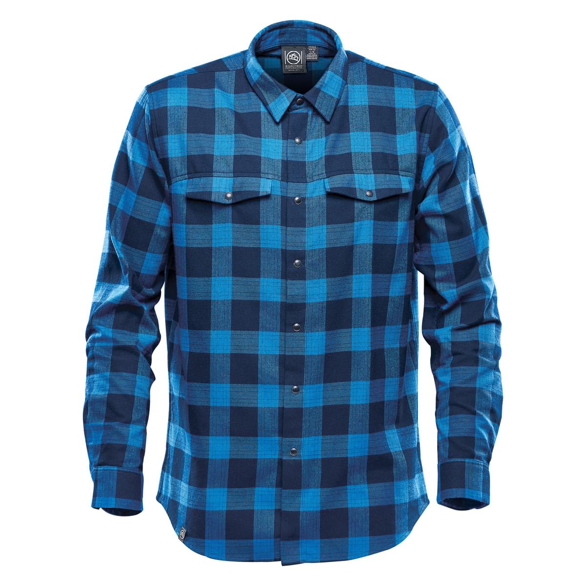 Stormtech Chemise Logan à boutons-pression pour hommes - SFX-1 ROYAL PLAID