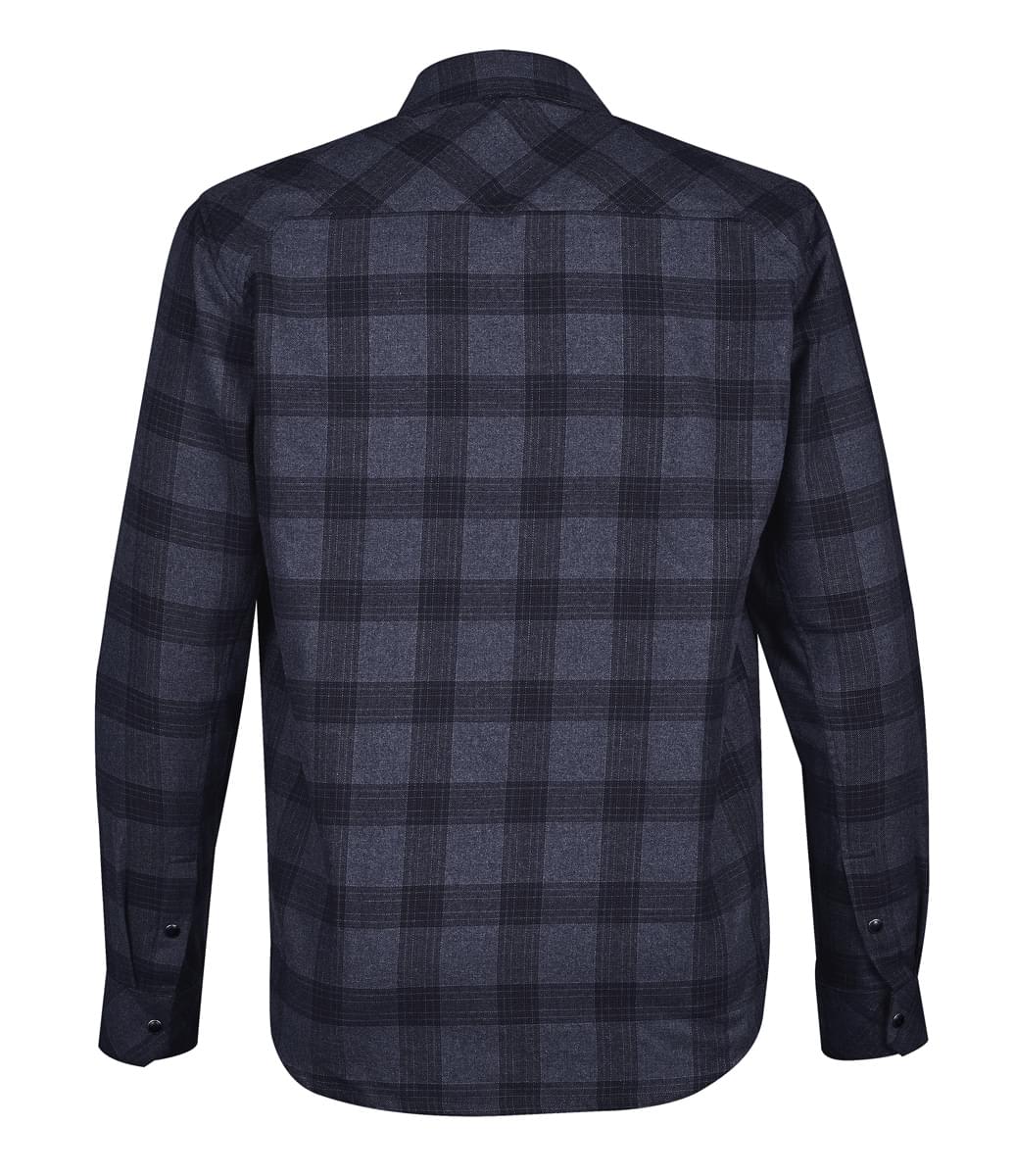 Stormtech Chemise Logan à boutons-pression pour hommes - SFX-1 NAVY PLAID
