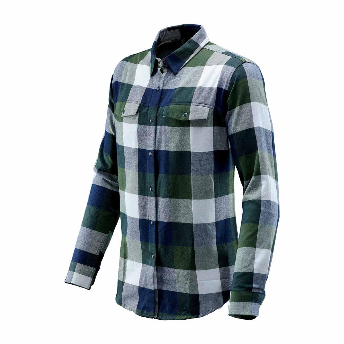 Stormtech Chemise Logan à boutons-pression pour hommes - SFX-1 EARTH- NAVY