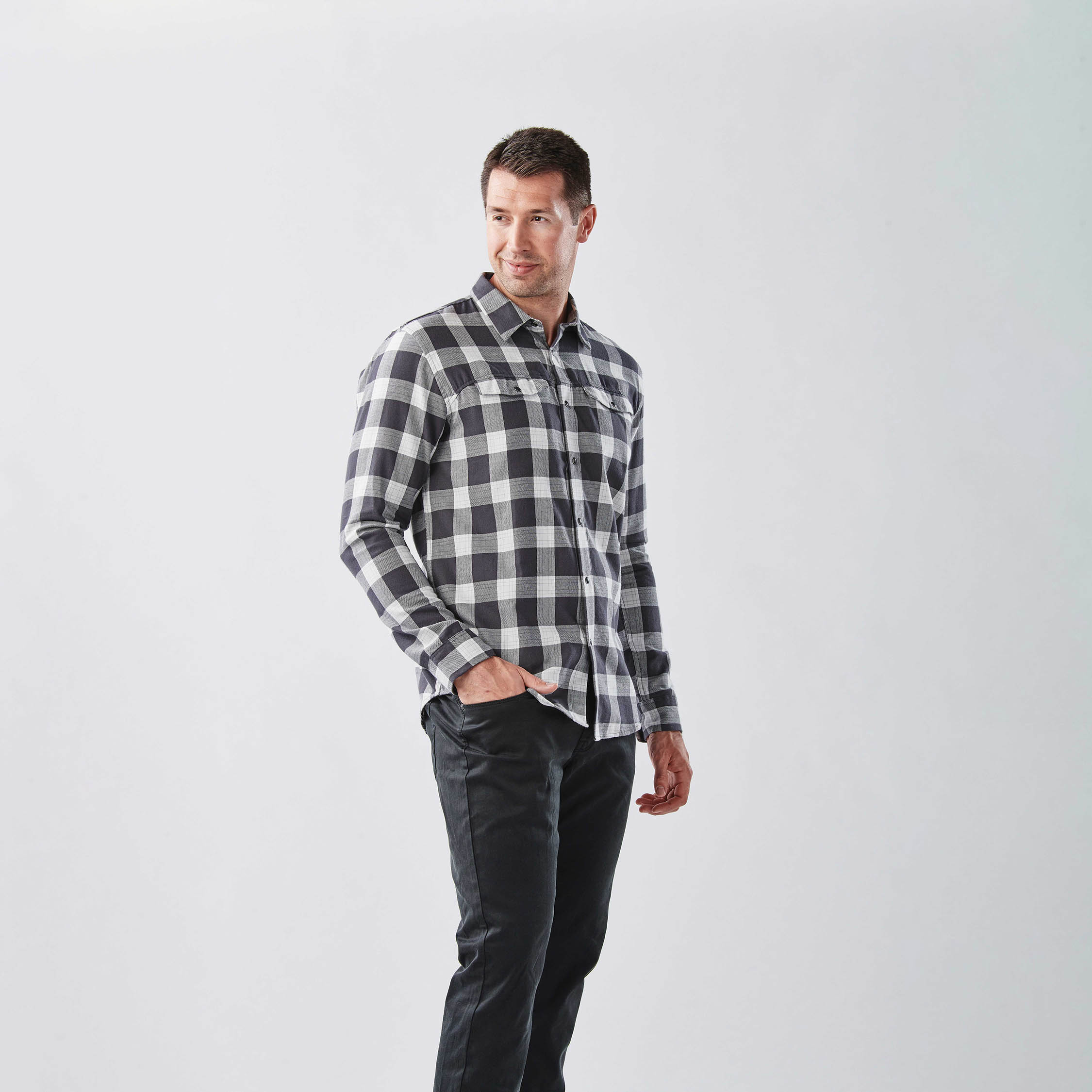 Stormtech Chemise Logan à boutons-pression pour hommes - SFX-1 