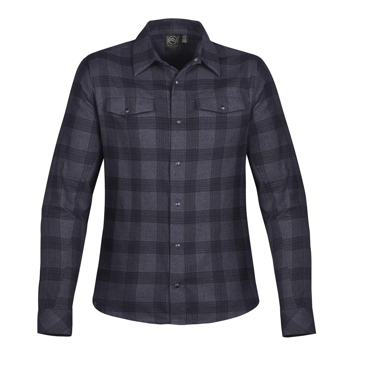 Stormtech Chemise Logan à boutons-pression pour femme - SFX-1W NAVY PLAID