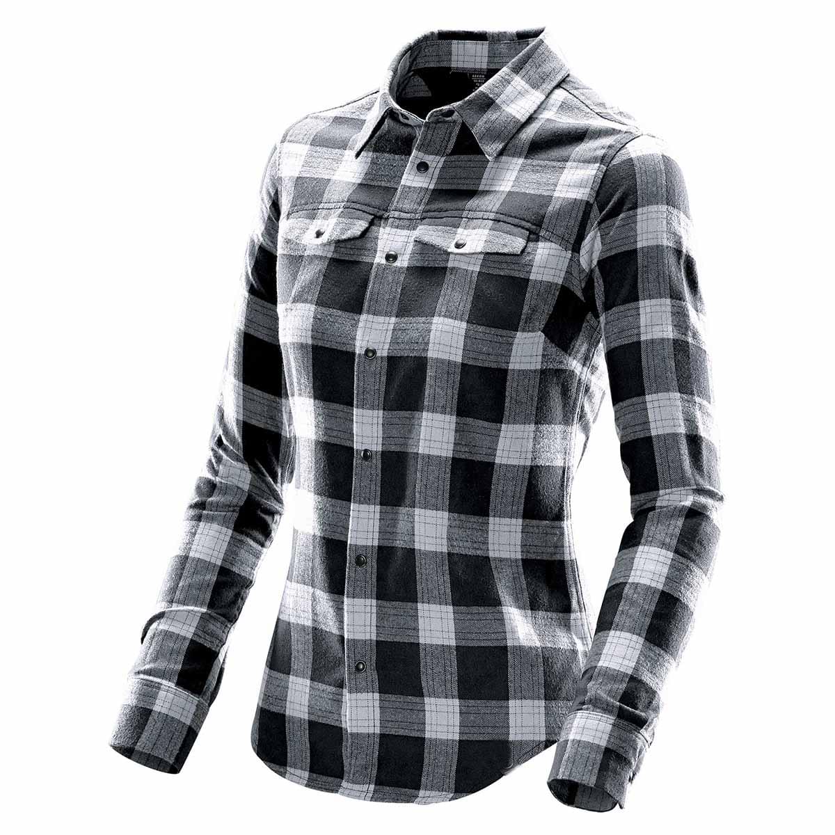 Stormtech Chemise Logan à boutons-pression pour femme - SFX-1W TITANIUM PLAID