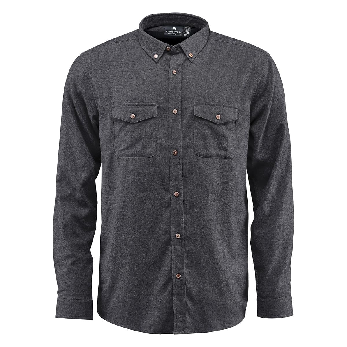 Stormtech Stormtech Men's Cambridge Long Sleeve Shirt - SLW-1 CHARCOAL