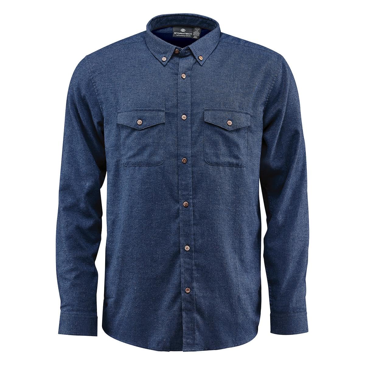 Stormtech Stormtech Men's Cambridge Long Sleeve Shirt - SLW-1 NAVY