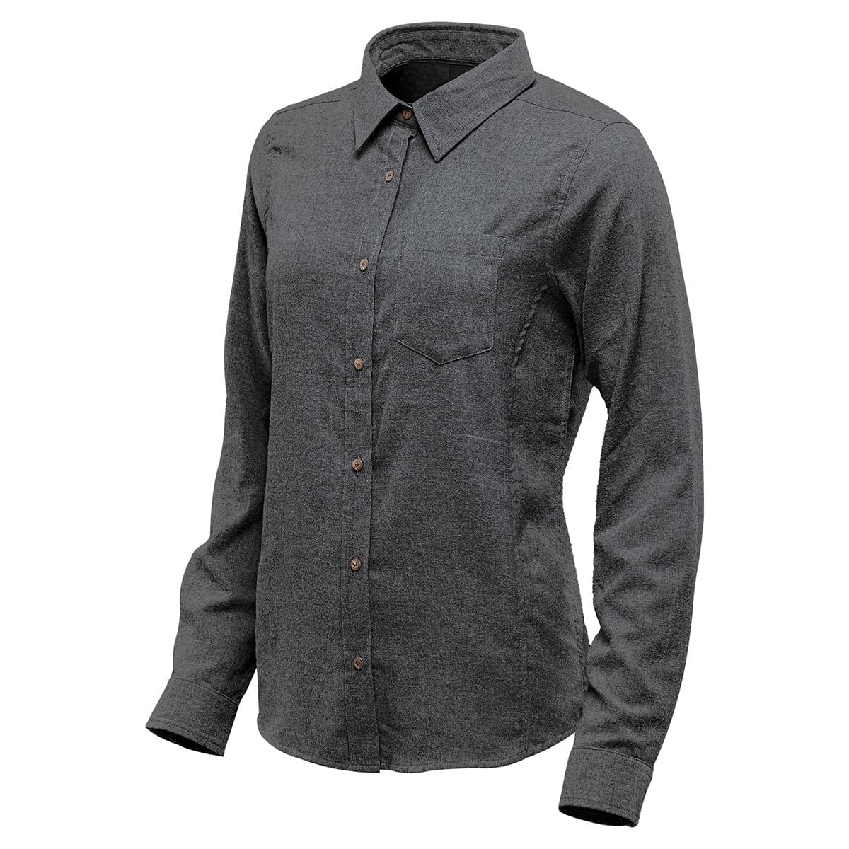 Stormtech Stormtech Women's Cambridge Long Sleeve Shirt - SLW-1W CHARCOAL