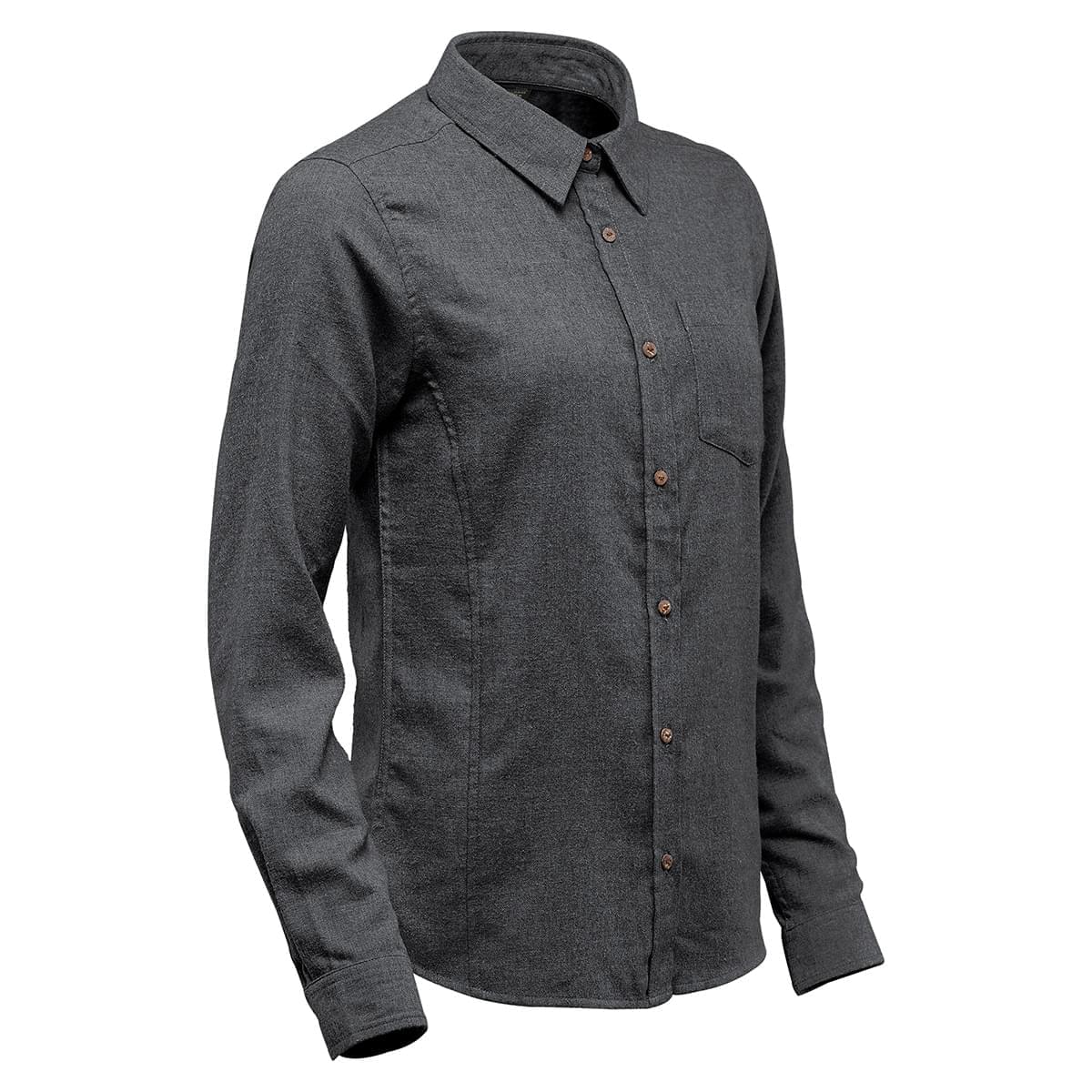 Stormtech Stormtech Women's Cambridge Long Sleeve Shirt - SLW-1W CHARCOAL