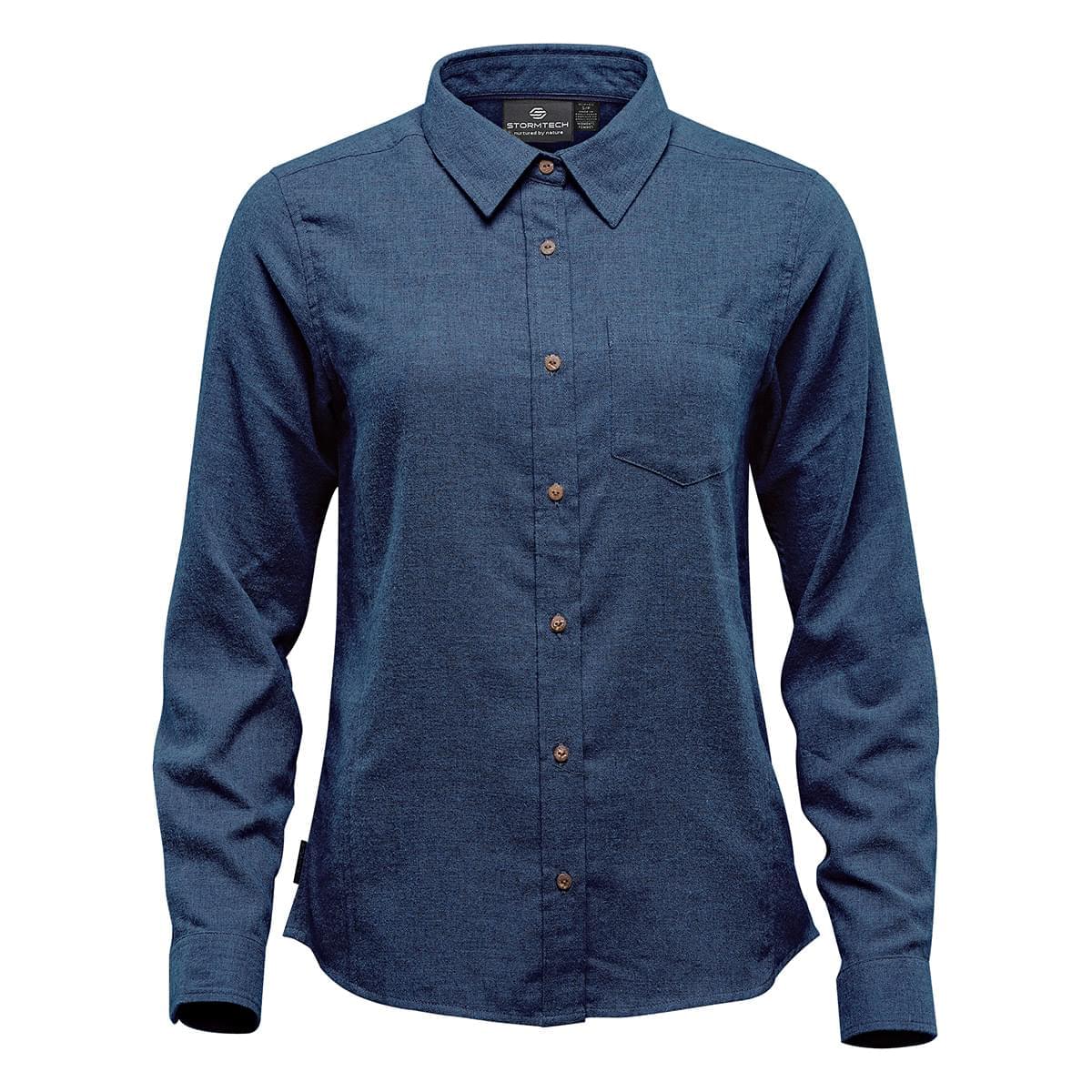 Stormtech Stormtech Women's Cambridge Long Sleeve Shirt - SLW-1W NAVY