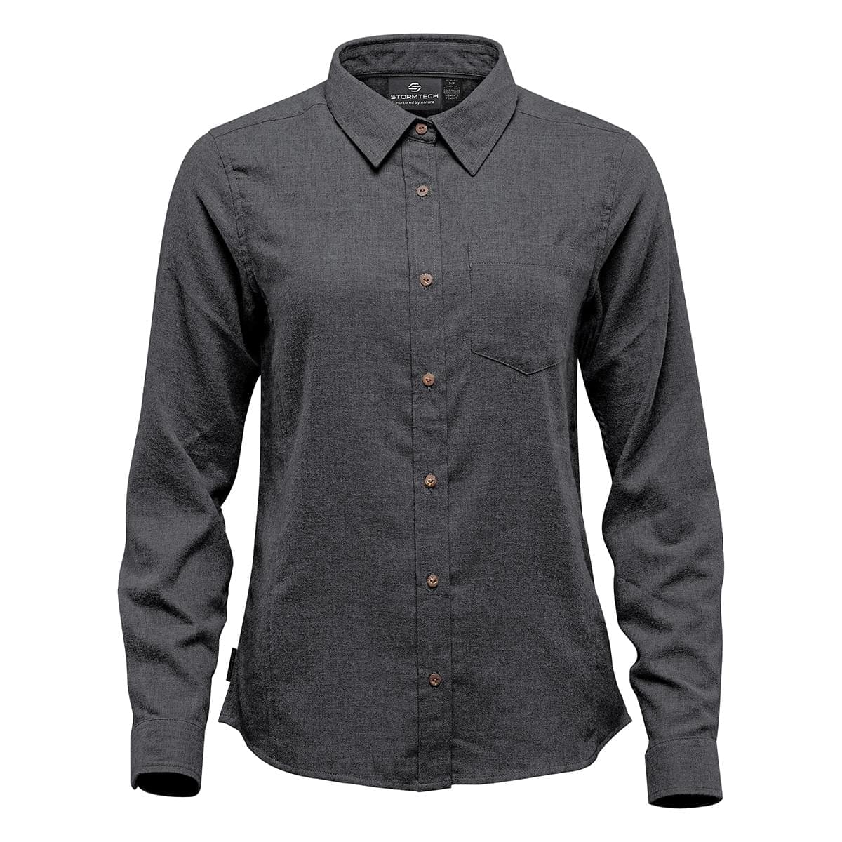 Stormtech Stormtech Women's Cambridge Long Sleeve Shirt - SLW-1W CHARCOAL