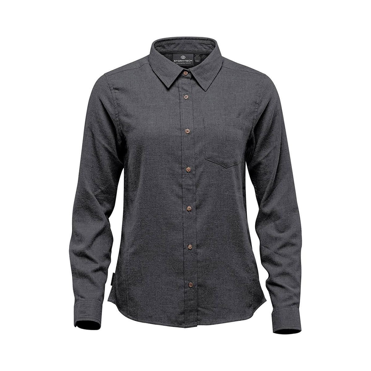 Stormtech Stormtech Women's Cambridge Long Sleeve Shirt - SLW-1W CHARCOAL