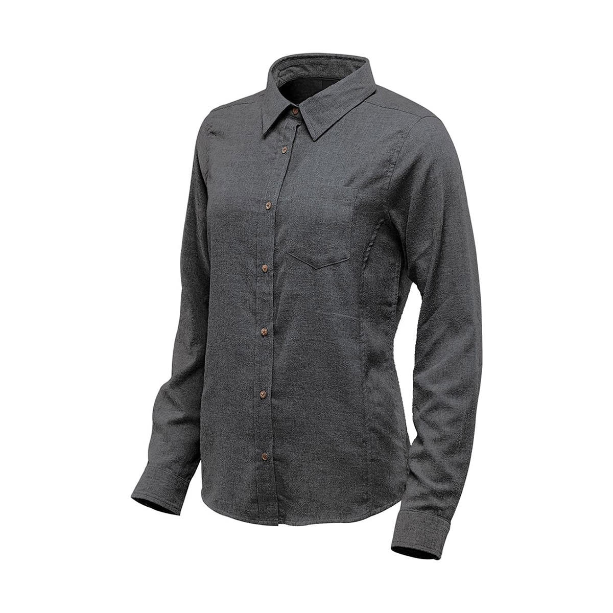 Stormtech Stormtech Women's Cambridge Long Sleeve Shirt - SLW-1W CHARCOAL