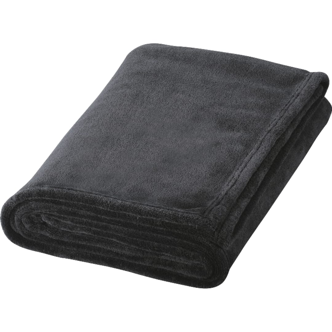 Micro Coral Plush Blanket - 1080-02 Black