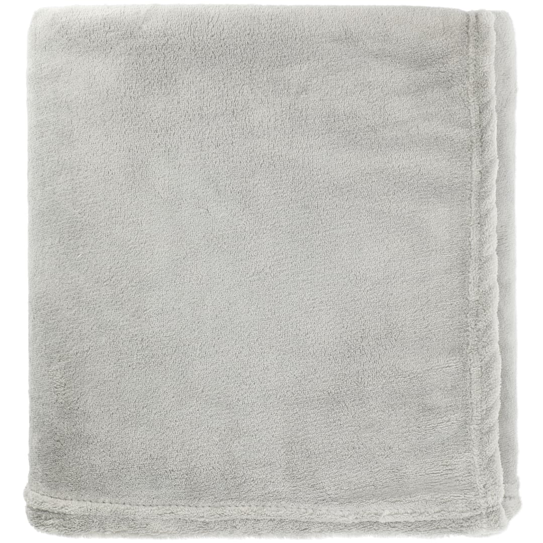 Micro Coral Plush Blanket - 1080-02 Gray