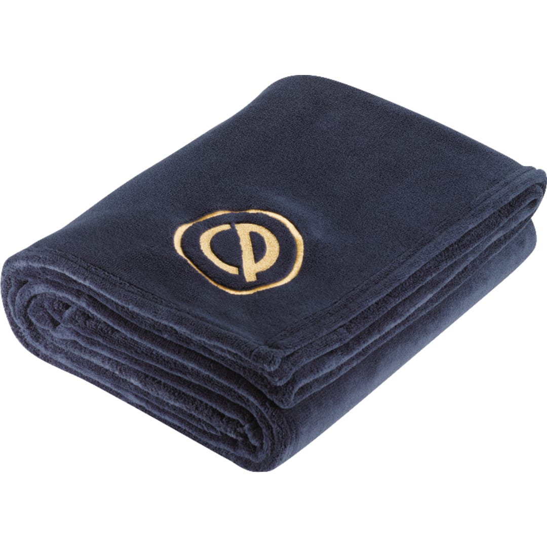 Micro Coral Plush Blanket - 1080-02 Blue