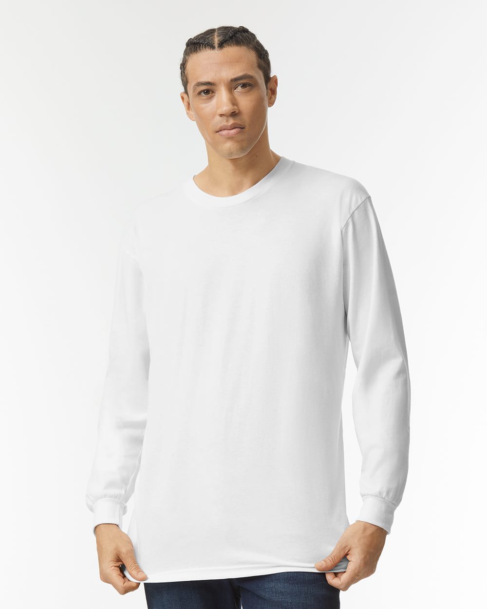 American Apparel Unisex Fine Jersey Long Sleeve Tee - 2007 - 2007W