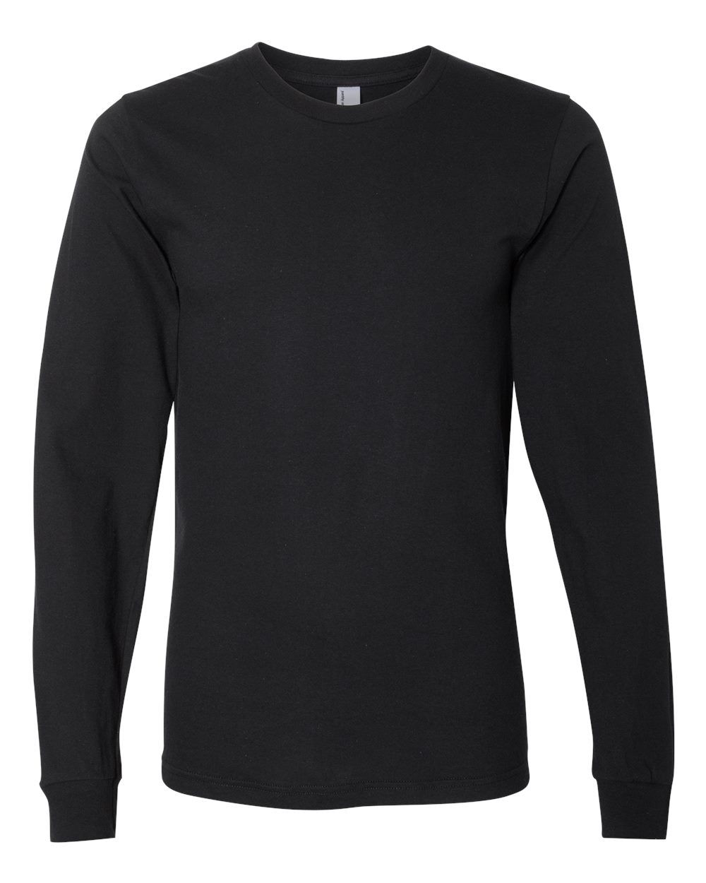 American Apparel Unisex Fine Jersey Long Sleeve Tee - 2007 - 2007W Black