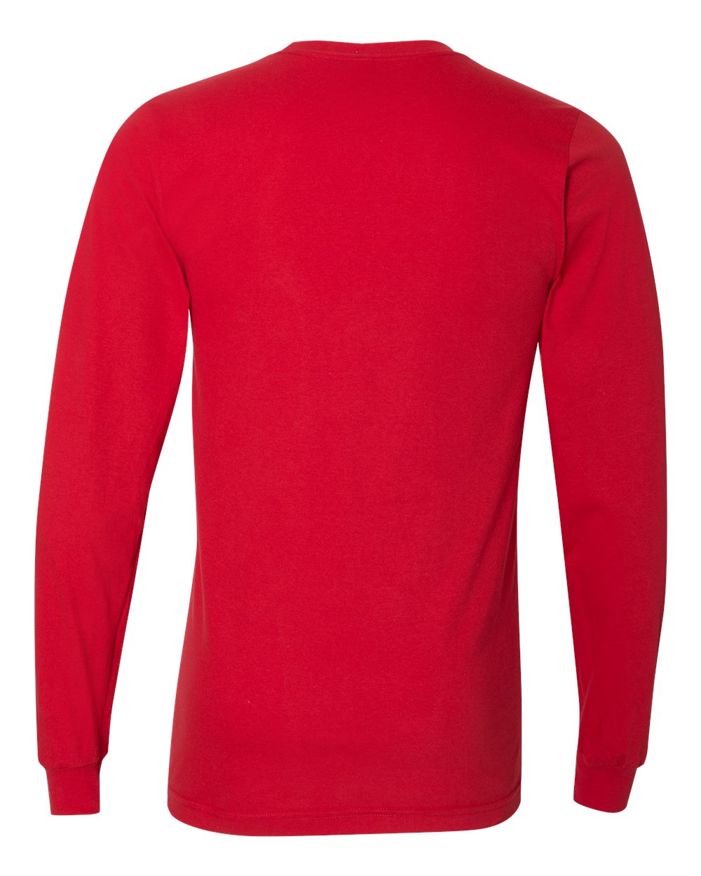 American Apparel Unisex Fine Jersey Long Sleeve Tee - 2007 - 2007W Red