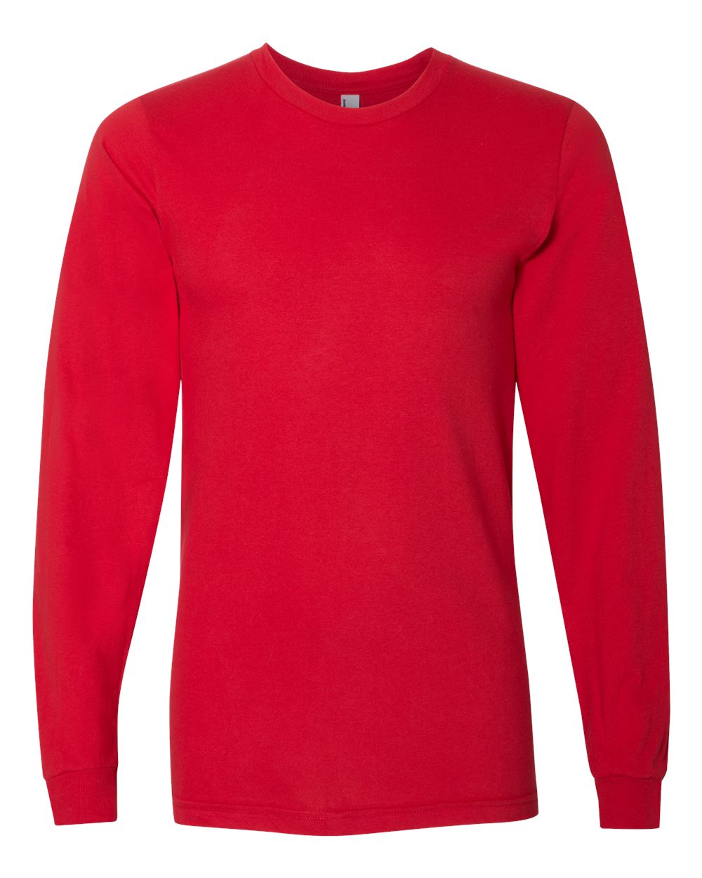 American Apparel Unisex Fine Jersey Long Sleeve Tee - 2007 - 2007W Red