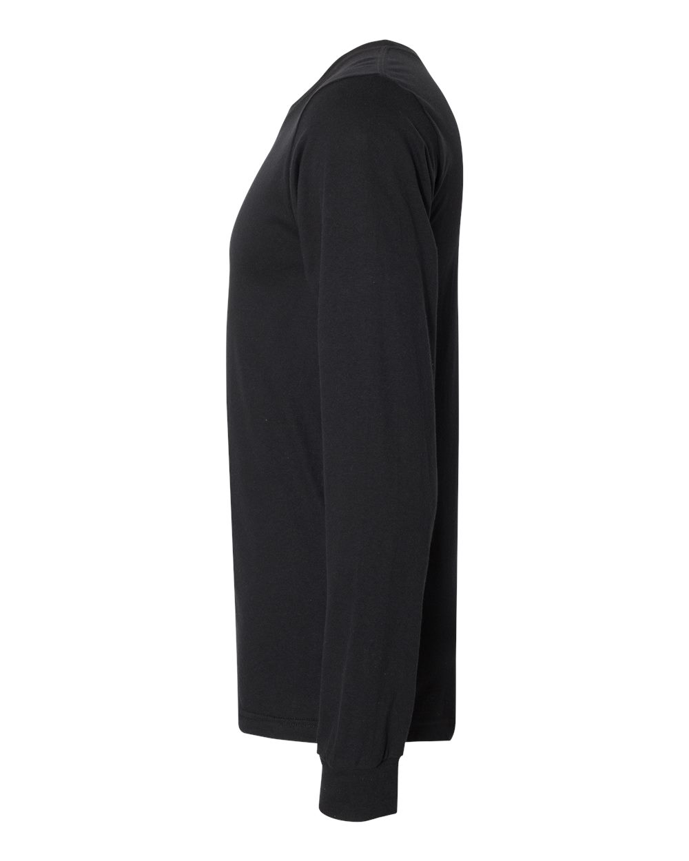 American Apparel Unisex Fine Jersey Long Sleeve Tee - 2007 - 2007W Black
