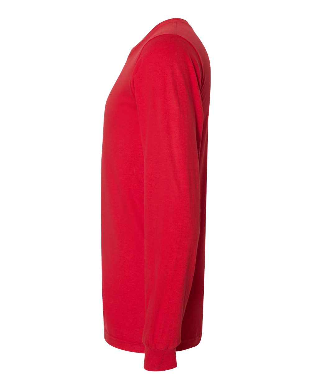 American Apparel Unisex Fine Jersey Long Sleeve Tee - 2007 - 2007W Red