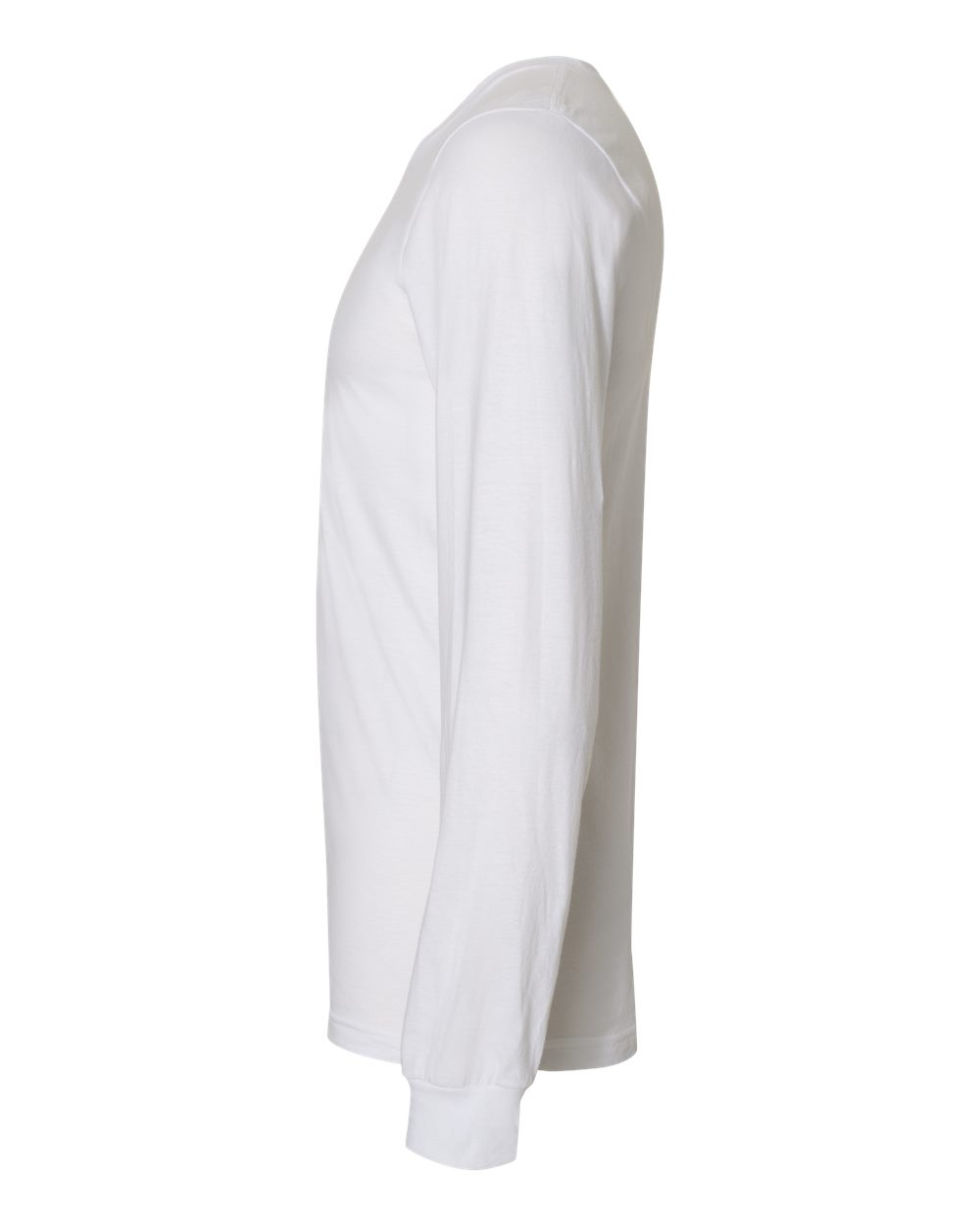 American Apparel Unisex Fine Jersey Long Sleeve Tee - 2007 - 2007W White