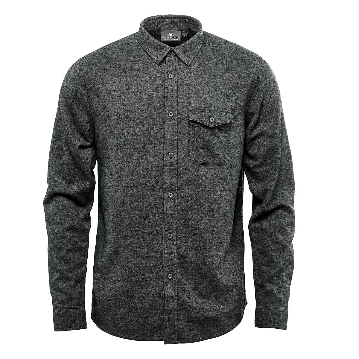 Stormtech Stormtech Men's Dockyard Long Sleeve Twill Shirt - SXW-1 GRAPHITE