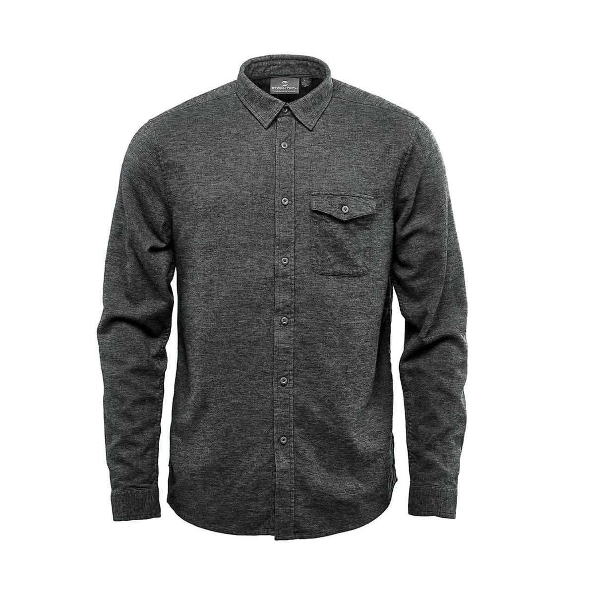 Stormtech Stormtech Men's Dockyard Long Sleeve Twill Shirt - SXW-1 GRAPHITE