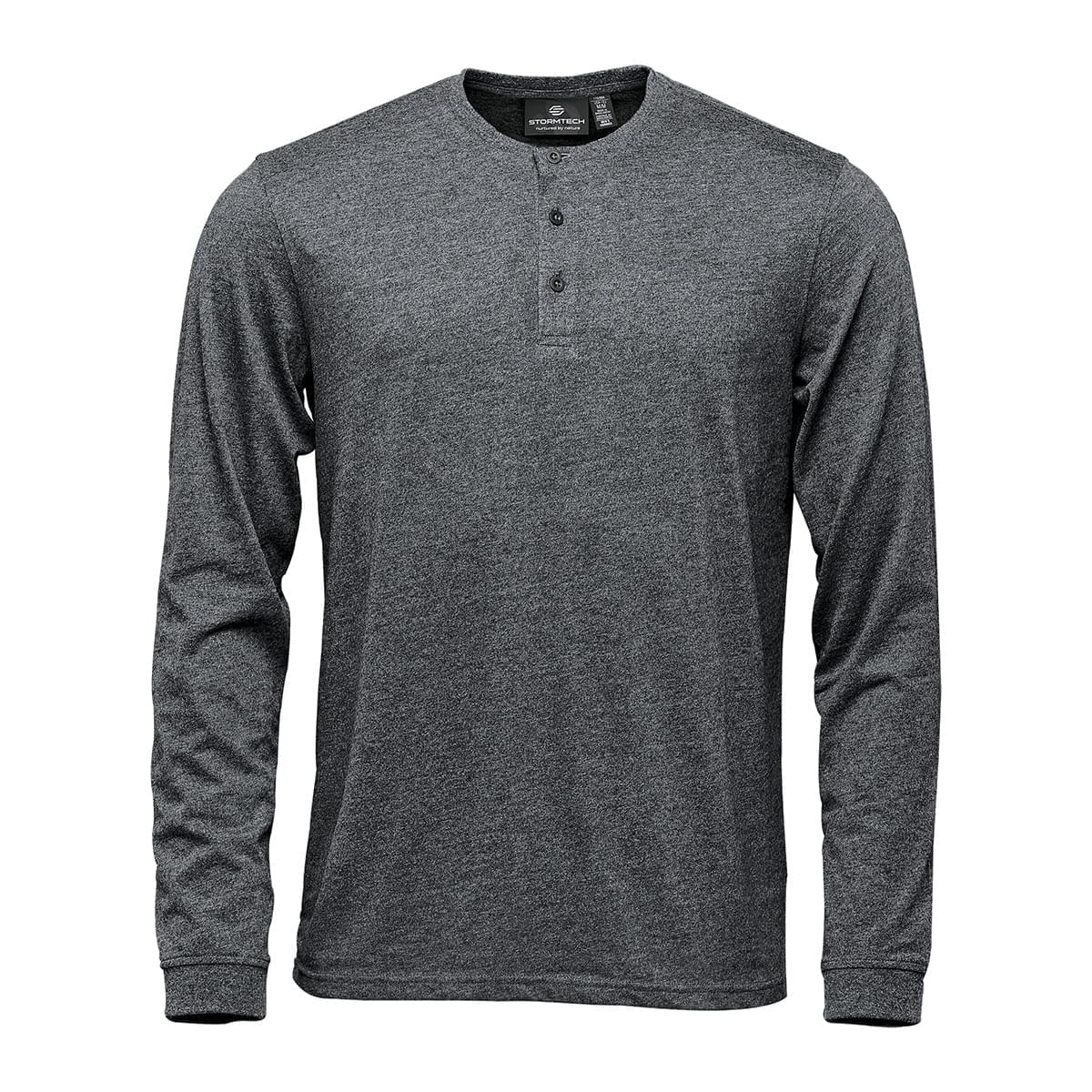 Stormtech Stormtech Men's Torcello Long Sleeve Henley - TGH-1 GRAPHITE HEATHER