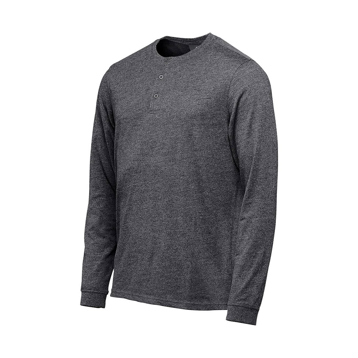 Stormtech Stormtech Men's Torcello Long Sleeve Henley - TGH-1 GRAPHITE HEATHER