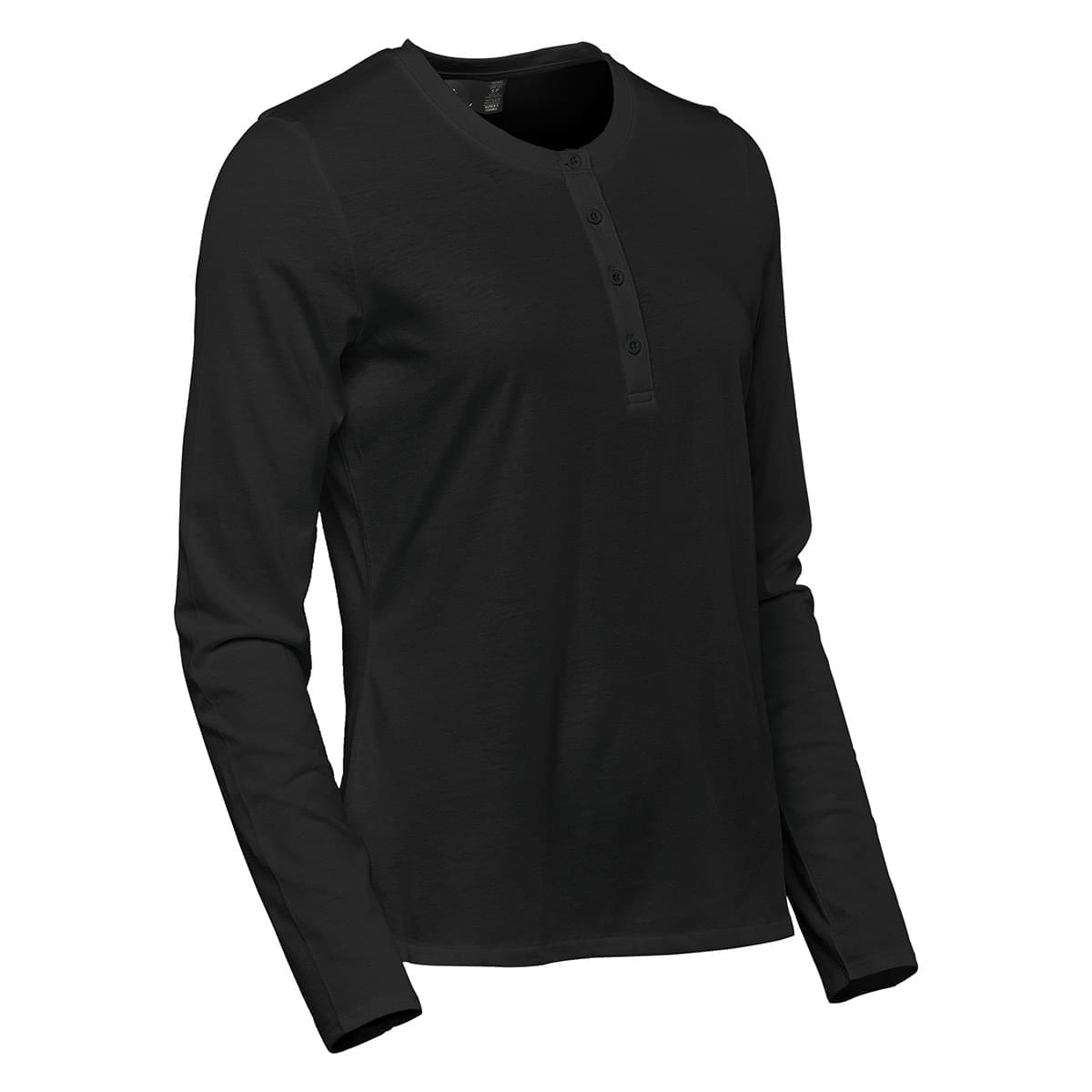 Stormtech Stormtech Women's Torcello Long Sleeve Henley - TGH-1W BLACK