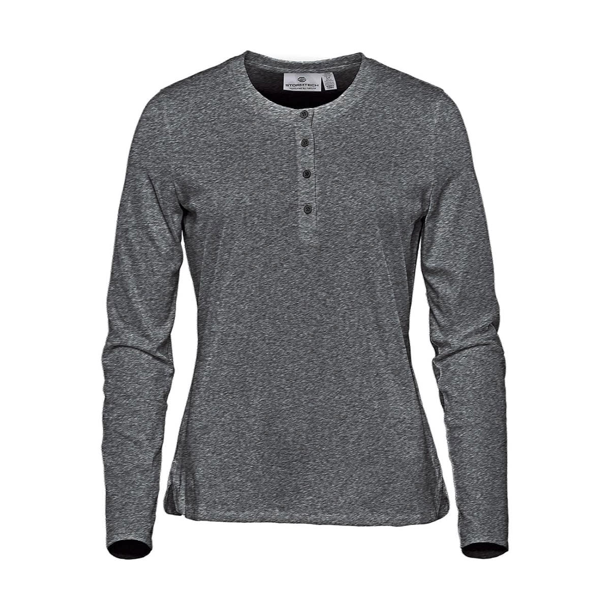 Stormtech Stormtech Women's Torcello Long Sleeve Henley - TGH-1W GRAPHITE HEATHER