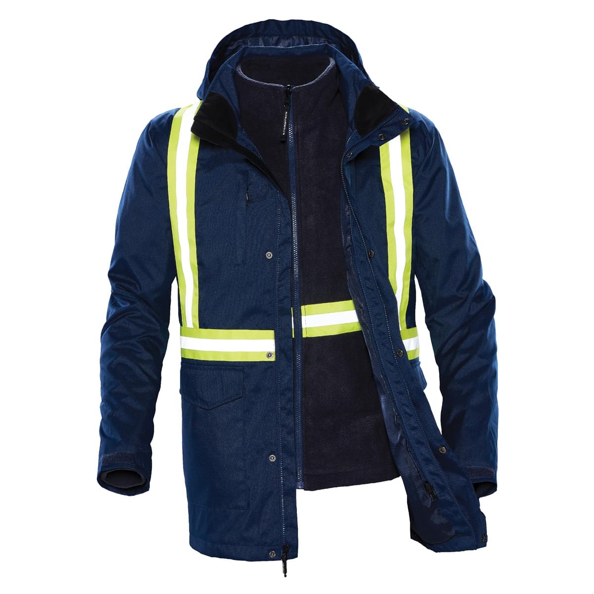 Stormtech Stormtech Men's Vortex HD 3-in-1 Reflective Parka - TPX-3R NAVY
