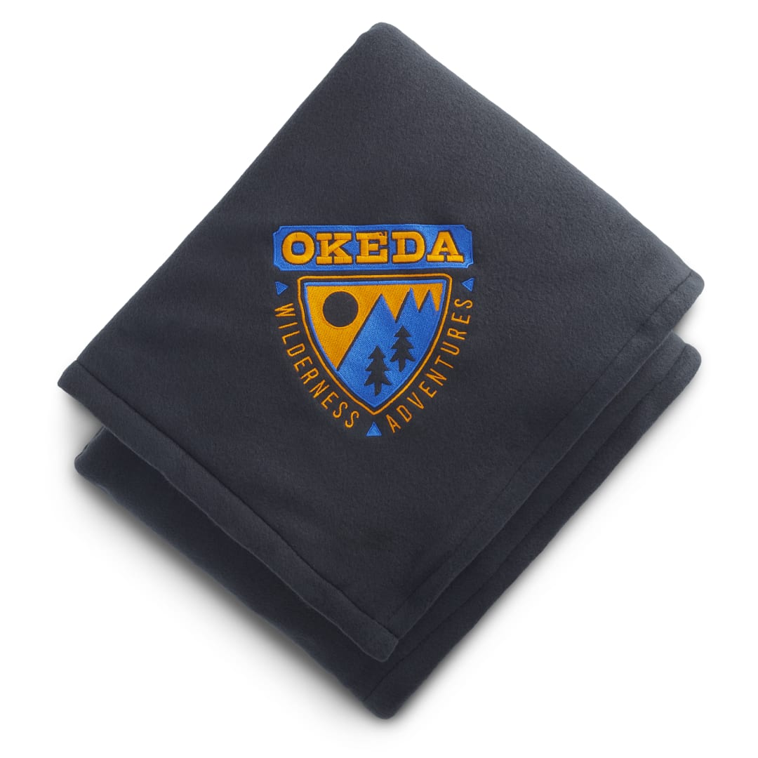 Fleece-Sherpa Blanket - 1080-34 Blue