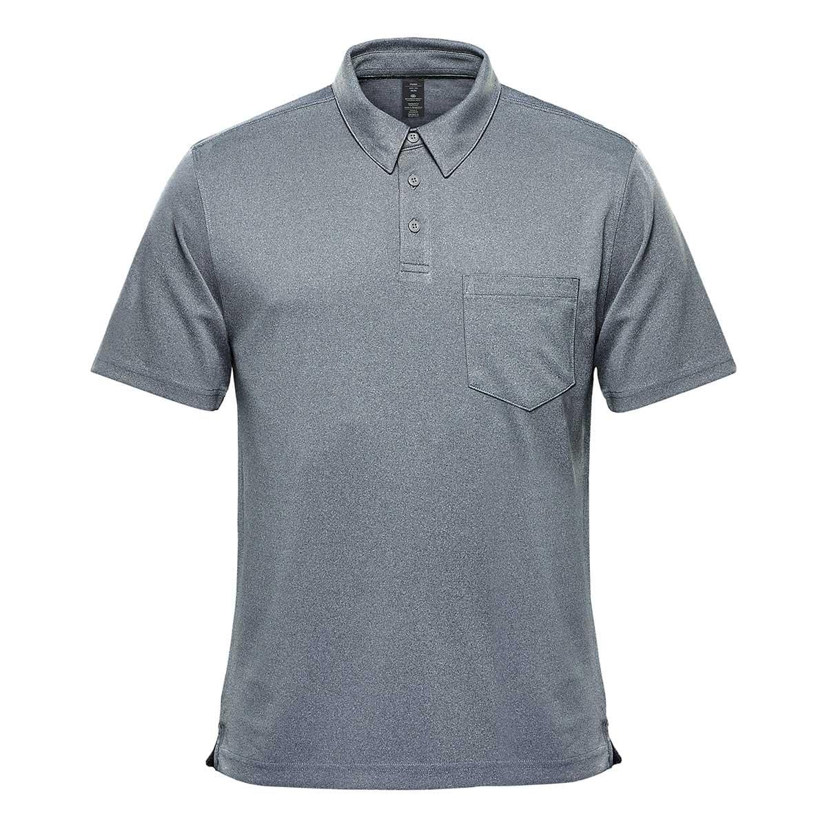 Stormtech Stormtech Men's Dockyard Performance Short Sleeve Polo - VLX-1 DOLPHIN HEATHER
