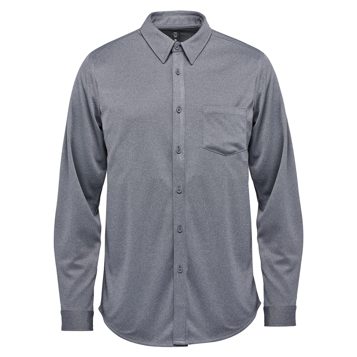 Stormtech Stormtech Men's Montauk Long Sleeve Shirt - VLX-3 DOLPHIN HEATHER