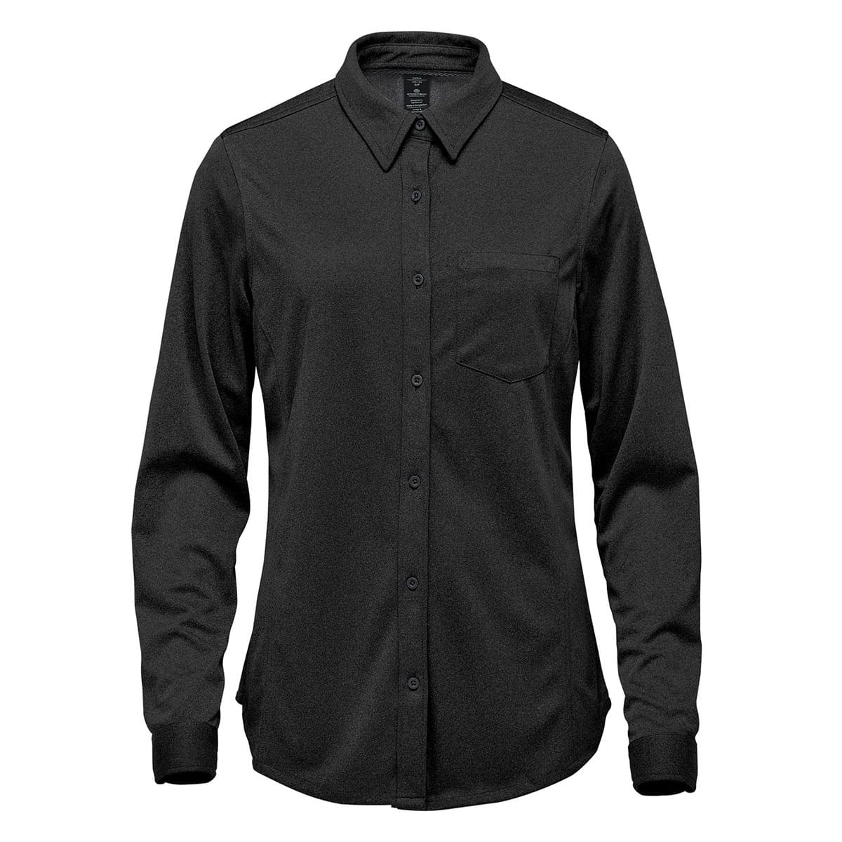 Stormtech Stormtech Women's Montauk Long Sleeve Shirt - VLX-3W BLACK