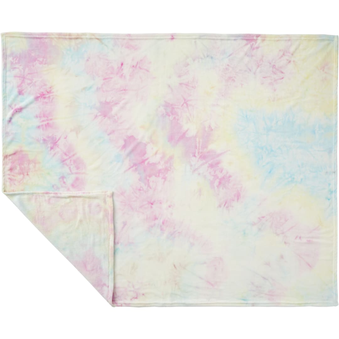 Tie Dye Flannel Fleece Blanket - 1080-47 Multi