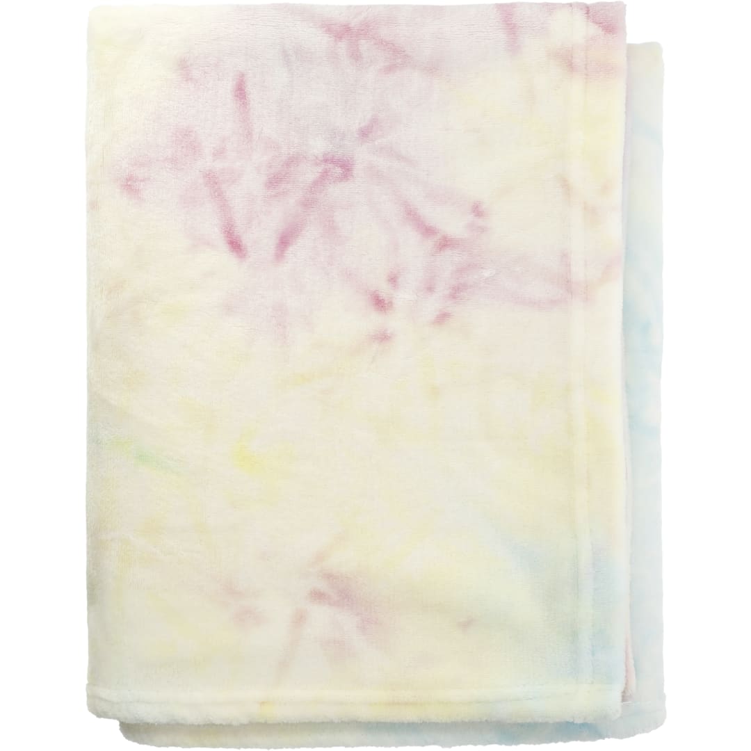 Tie Dye Flannel Fleece Blanket - 1080-47 Multi