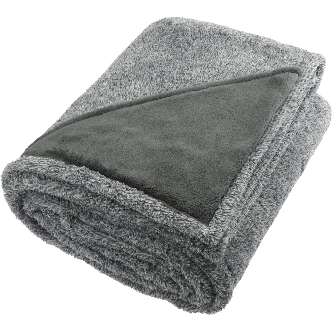  Heathered Fuzzy Fleece Blanket - 1080-49