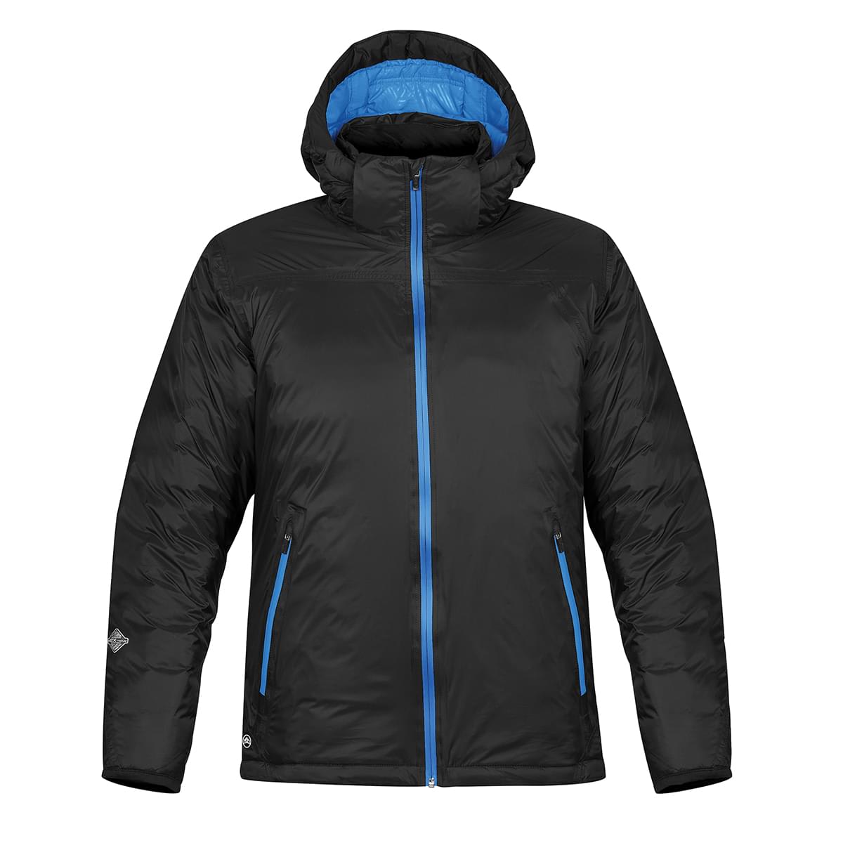 Stormtech Stormtech Men's Black Ice Thermal Jacket - X-1 BLACK- ELECTRIC BLUE