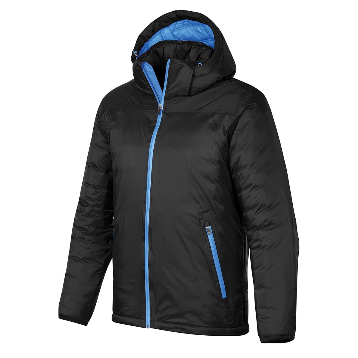 Stormtech Stormtech Men's Black Ice Thermal Jacket - X-1 BLACK- ELECTRIC BLUE