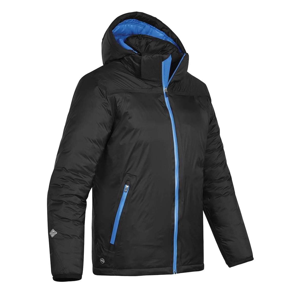 Stormtech Stormtech Men's Black Ice Thermal Jacket - X-1 BLACK- ELECTRIC BLUE