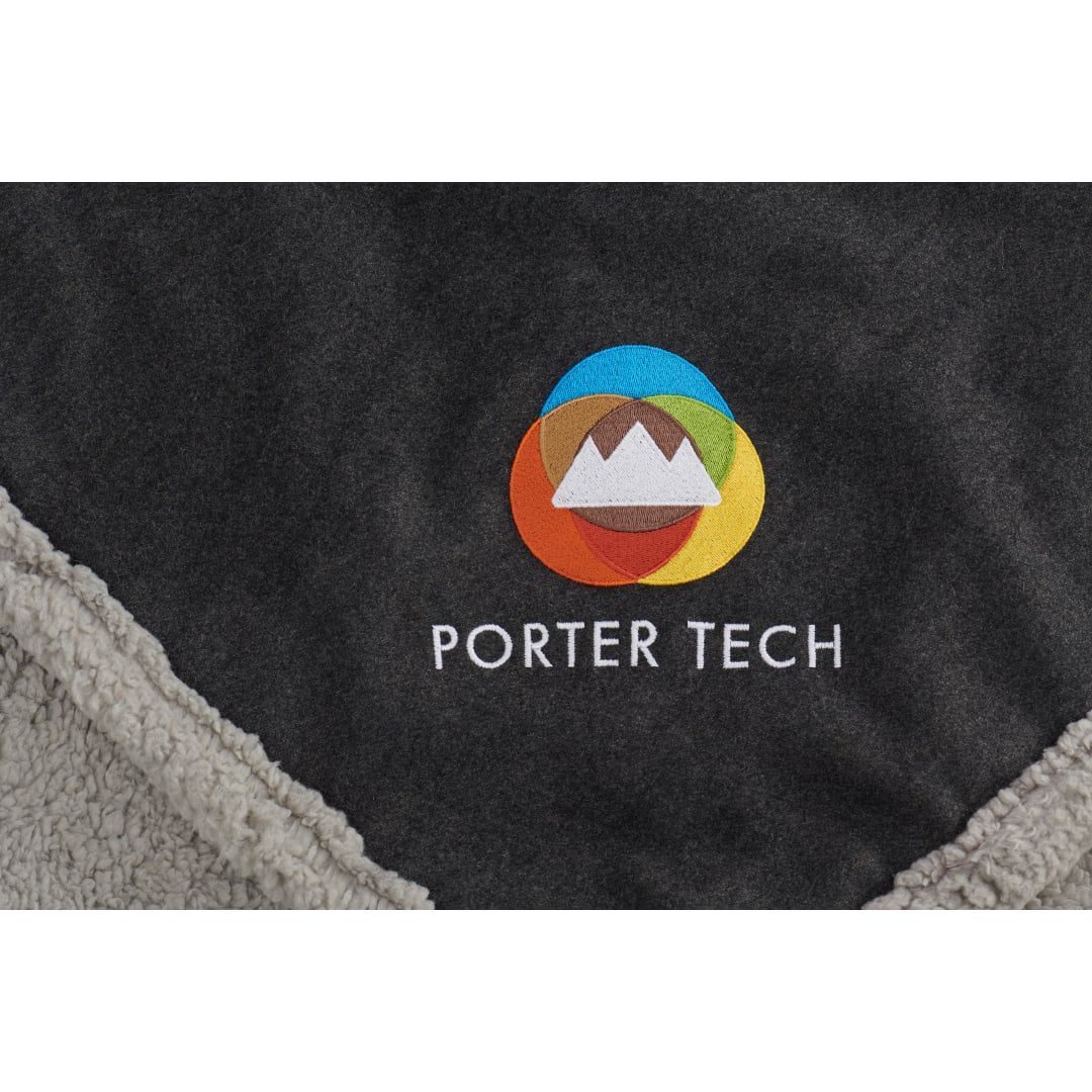 Field & Co. Field &amp; Co.&#174; Oversized Wool Sherpa Blanket - 1080-67 Gray