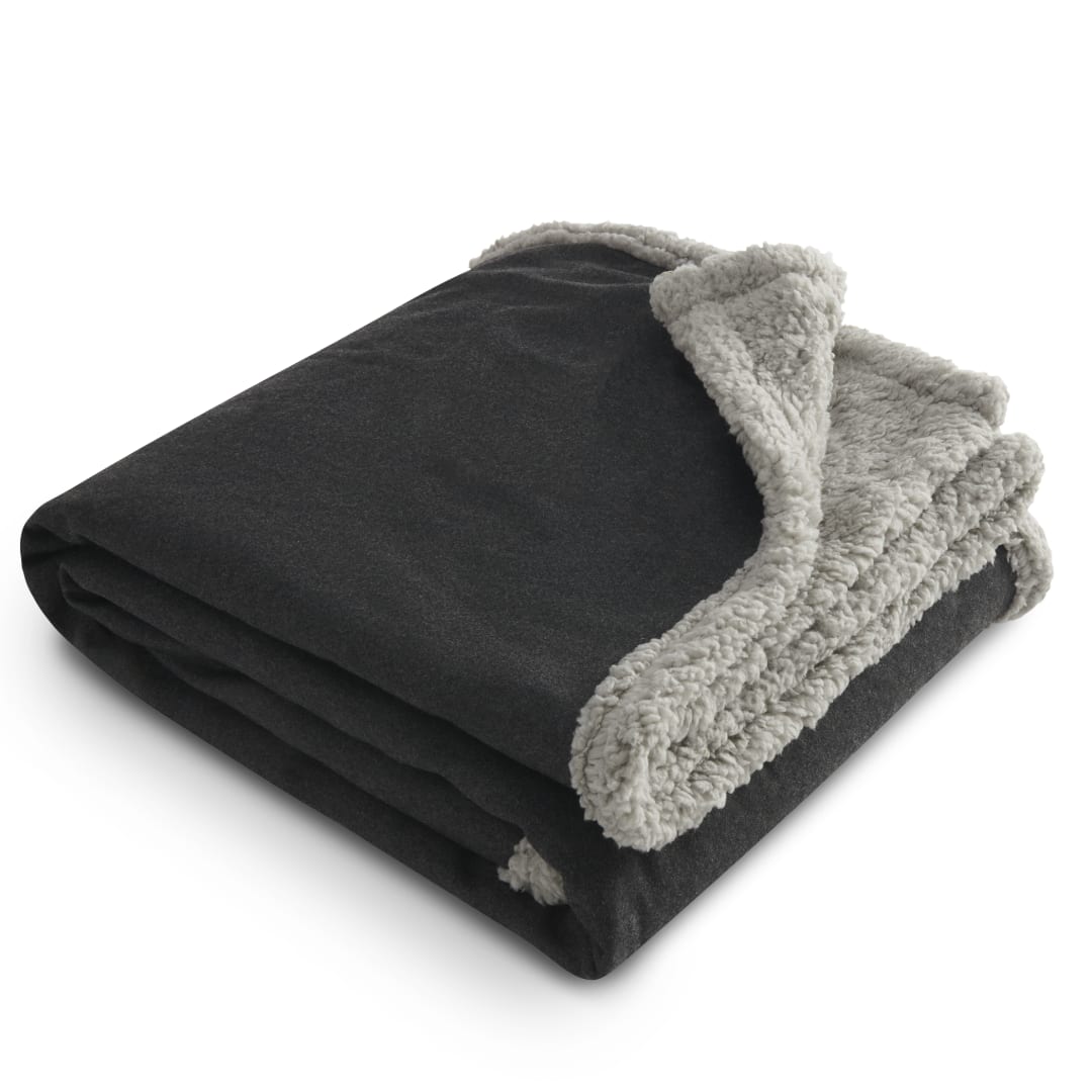 Field & Co. Field &amp; Co.&#174; Oversized Wool Sherpa Blanket - 1080-67 Gray